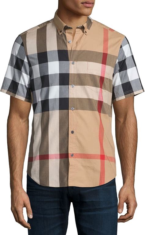 burberry plaid dress shirt|authentic burberry shirt.